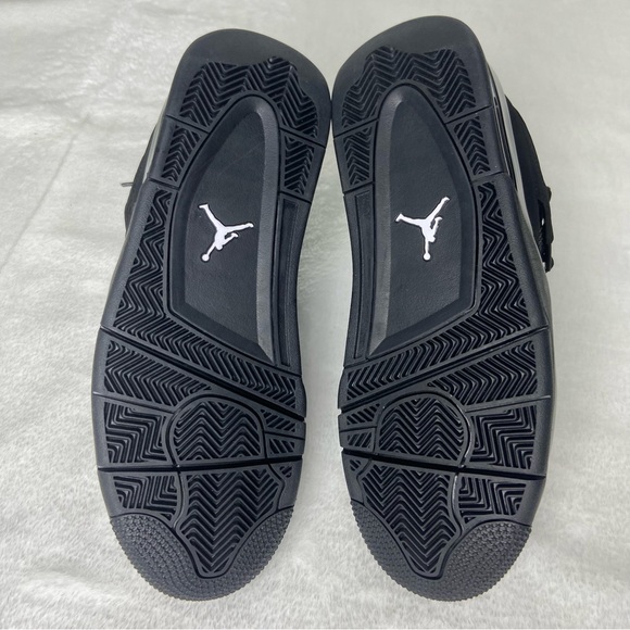 Men's All-black Classic Shoes Sneakers-Retro 4 Black Cat Edition 2020 - Picture 6 of 7